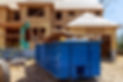 Dumpster at construction site