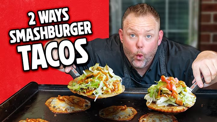 Smashburger Tacos: A Delicious Treat on Your Blackstone Griddle