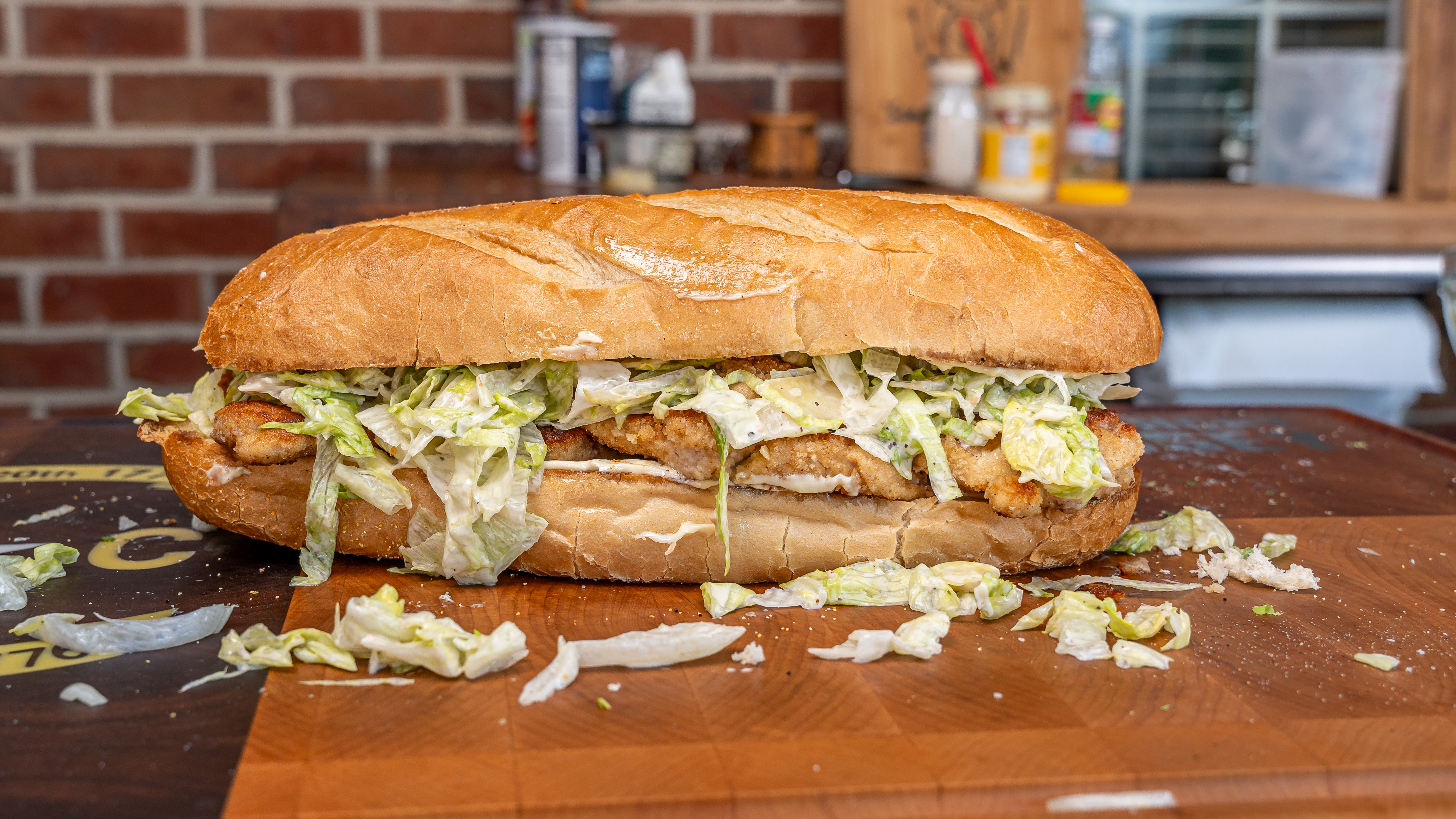 Chicken Caesar Salad Sandwich