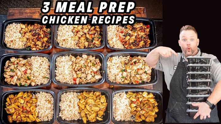 3 Meal Prep Chicken Recipe