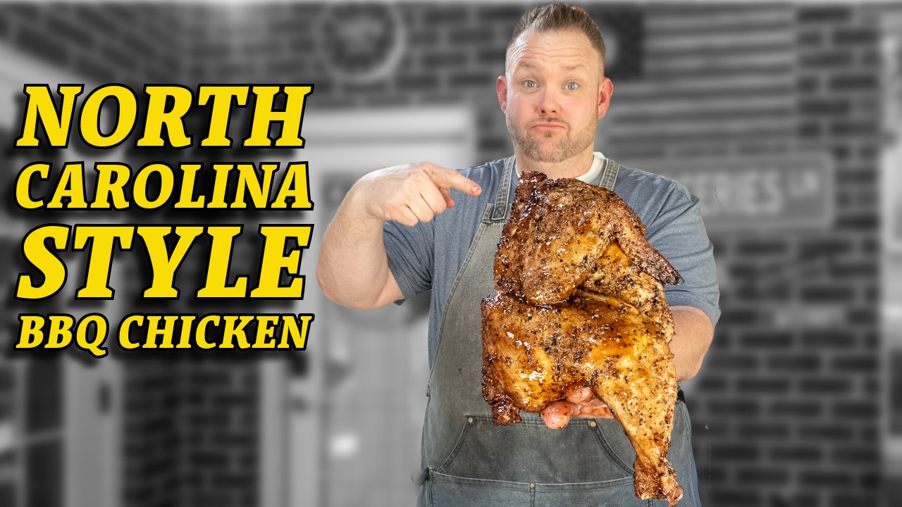North Carolina-Style BBQ Chicken Halves on the Blackstone Pellet Grill