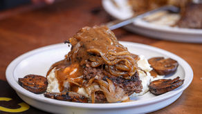 Salisbury Steak with Onion Mushroom Gravy