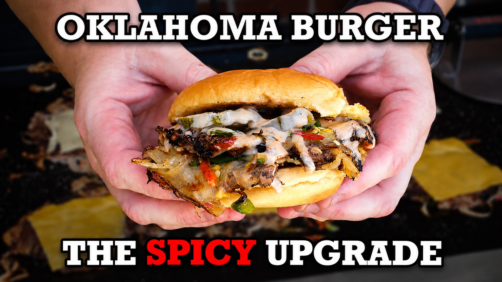 Spicy Oklahoma Onion Smash Burgers