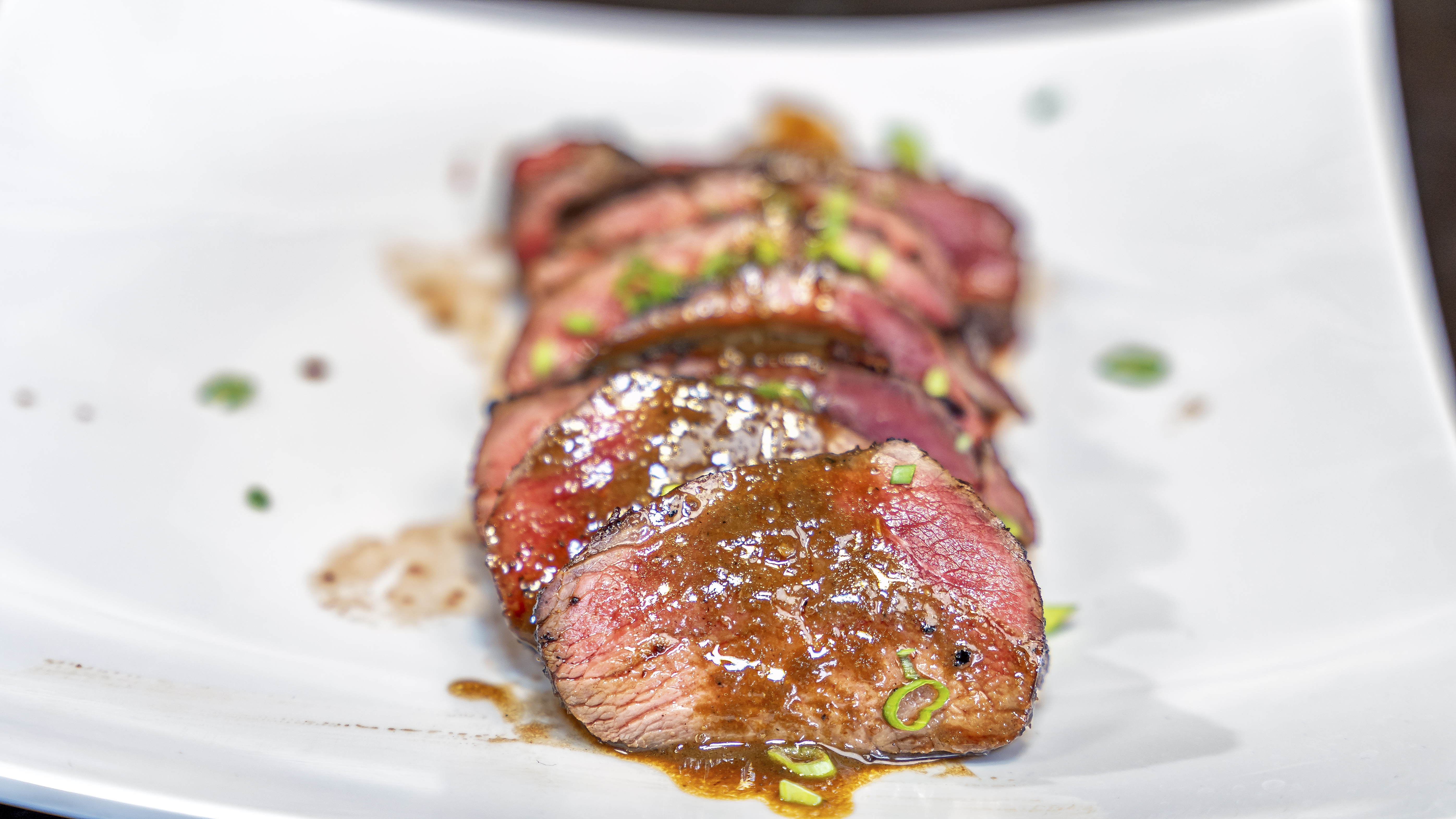 Reverse Seared Venison Backstrap
