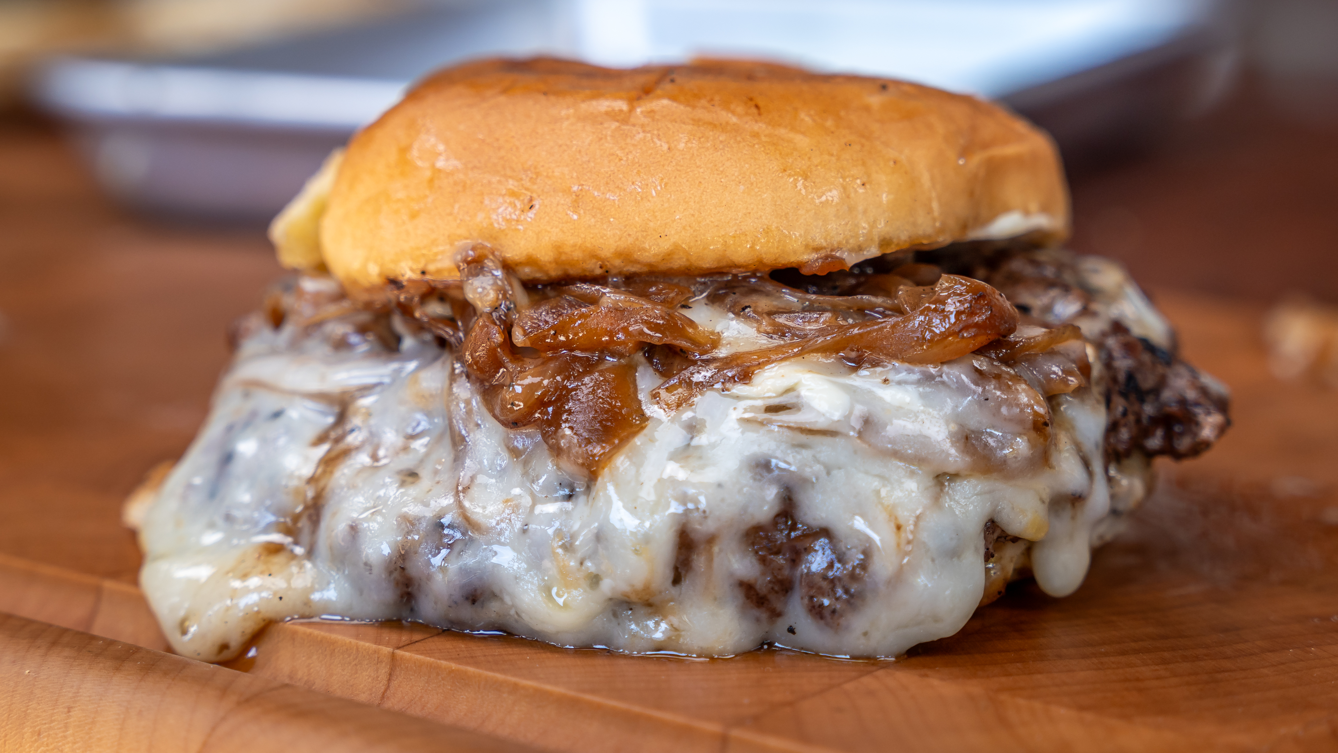 French Onion Smash Burgers