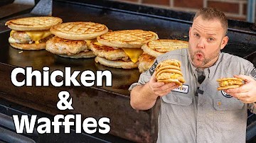 Chicken & Waffle Breakfast Sandwich