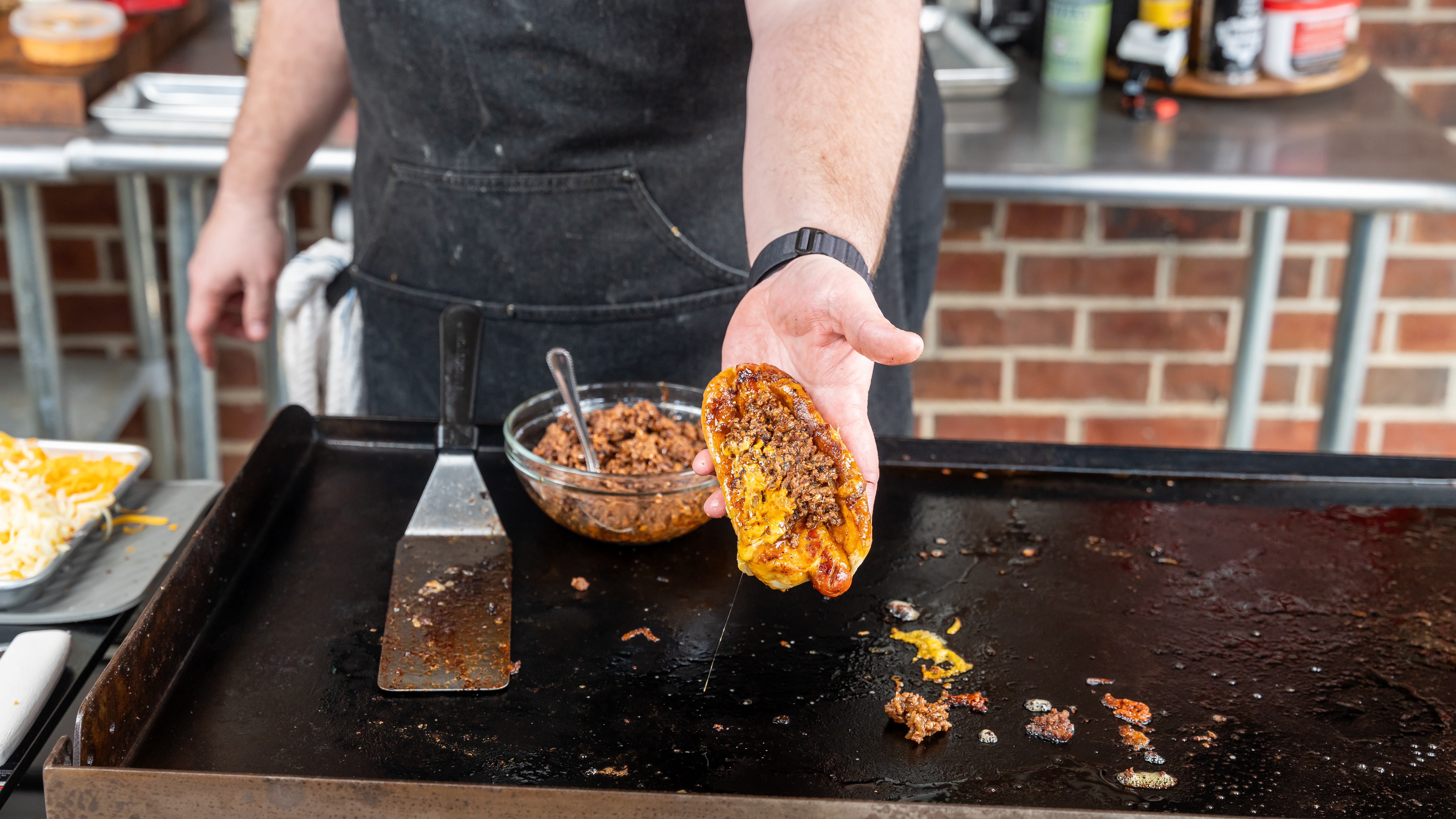 The Ultimate Grilled Cheese Hot Dog Experience
