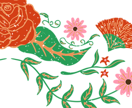 Hispanic History Month Hispanic Heritage Month Instagram Post in Pink Red Green Folksy Pat