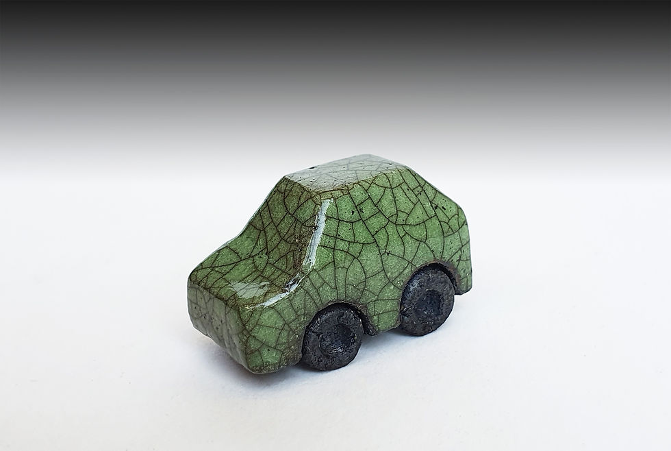 Thumbnail: Tiny Raku cars