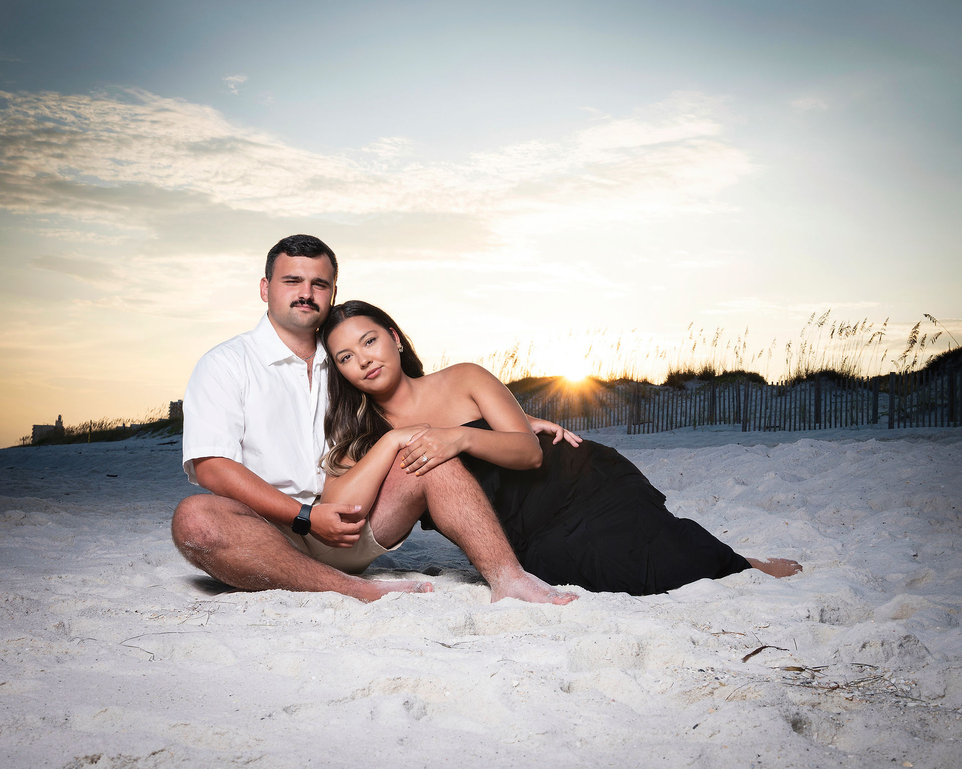 Destination wedding and engagement photographer, Pensacola wedding photographer, Beach photoshoot, Beach engagement shoot, DFW wedding and engagement photographer