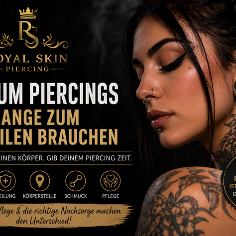 Warum Piercings oft lange zum Abheilen brauchen