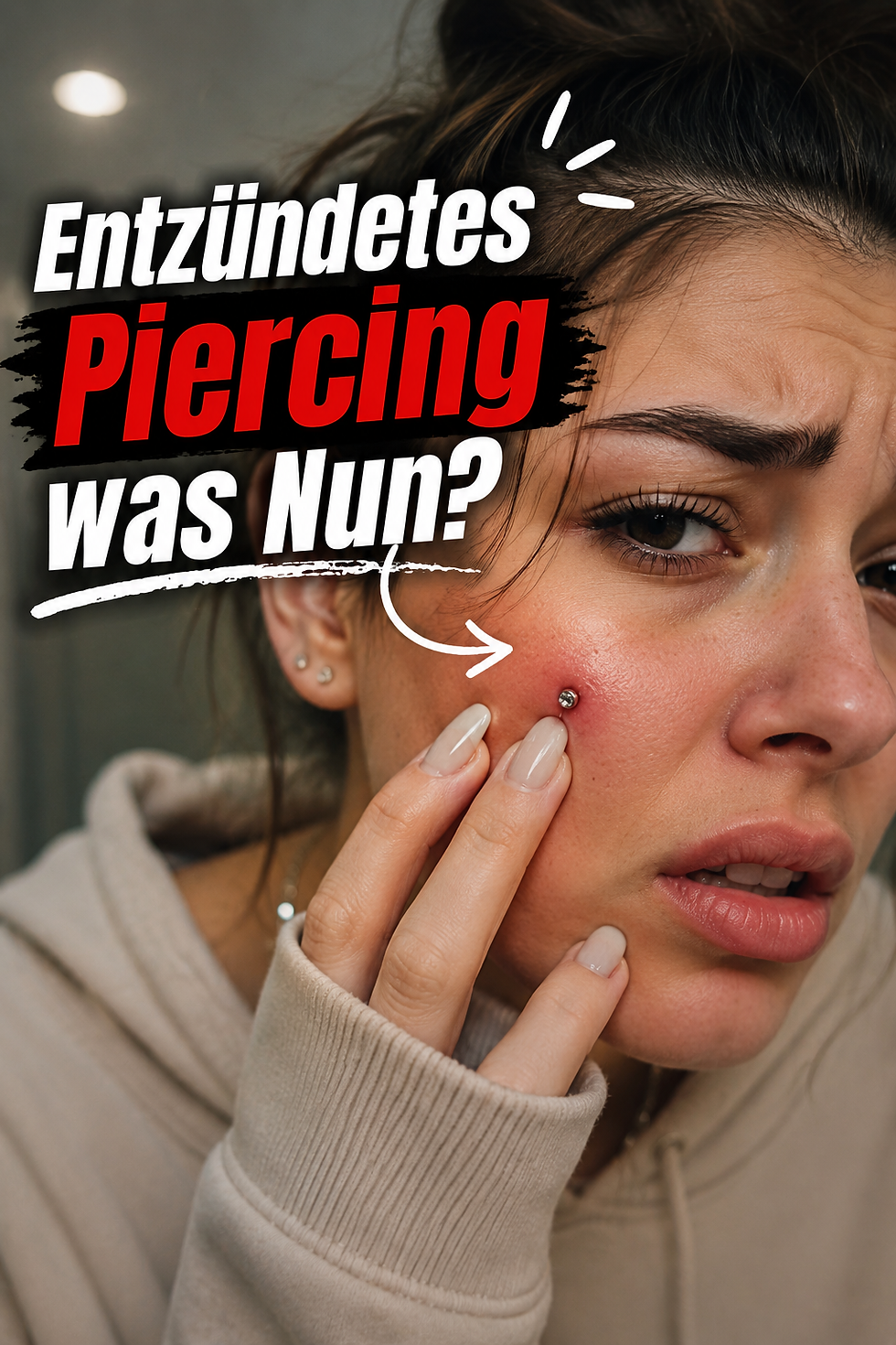 "Hilfe mein Piercing hat sich Entzündet.."