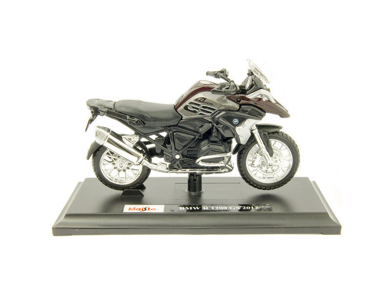Küçük resim: BMW R 1200 GS Diecast Model Motosiklet 2017 Qırmızı - 1:18 Ölçü