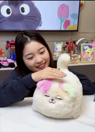 Vuruş, Səs, Hərəkətə Cavab Verən, Səs Yayan, Hərəkətli, İnteraktiv Pişik Oyuncağı