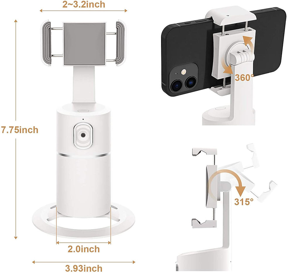 Thumbnail: Hərəkət İzləmə Sensoru ilə 360° Avtomatik Fırlanan Monopod