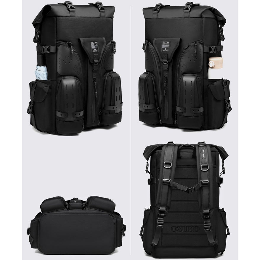 Küçük resim: Ozuko 9631 Çok Amaçlı Büyük Kapasiteli Seyahat Outdoor Spor Sırt Çantası