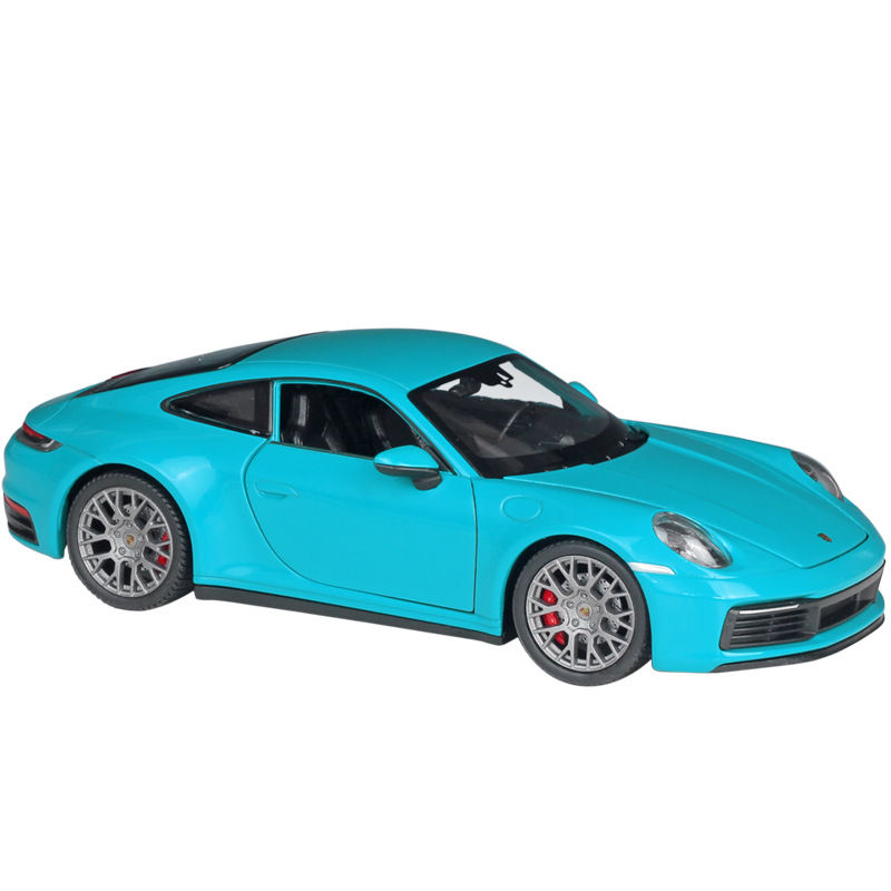 Küçük resim: Welly Porsche 911 Carrera 4S Yellow 1:24 Model Car