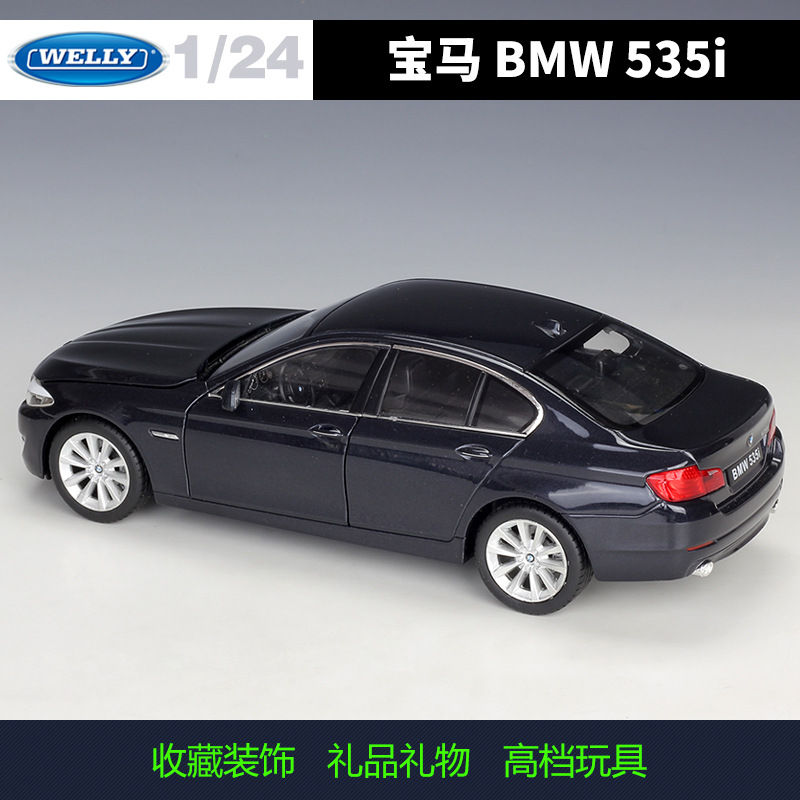 Küçük resim: Welly BMW 535i Black 1:24 miqyaslı Model Avtomobil
