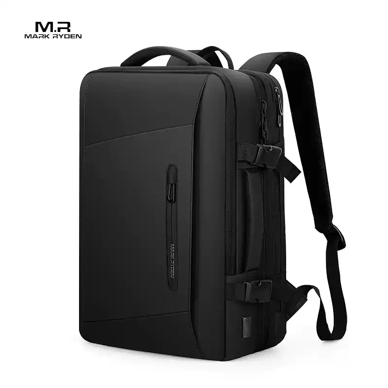 Thumbnail: Mark Ryden MR9299 Genişləndirilə bilən 17 düymlük noutbuk səyahət çantası, USB şarj portu ilə