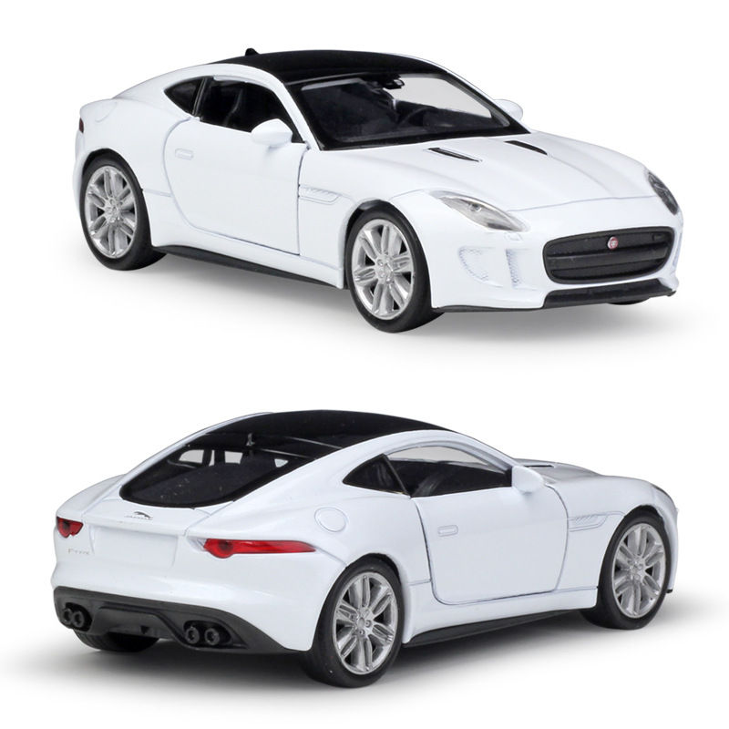 Thumbnail: Welly 43699 Jaguar F-Type Coupe Ağ 1:34-39 miqyaslı Model Avtomobil