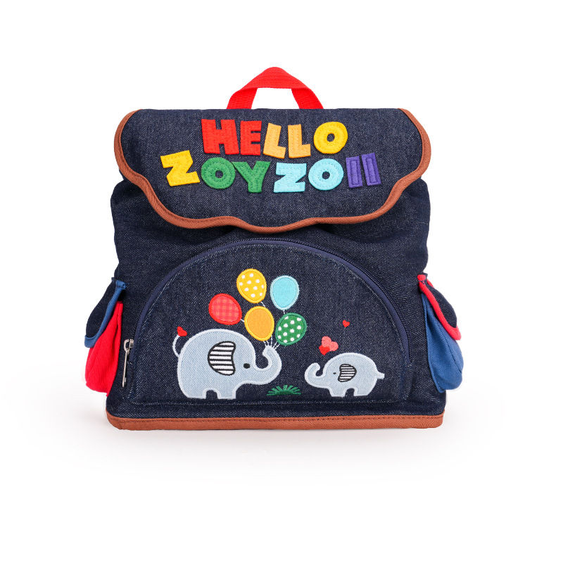 Küçük resim: Zoyzoii B85 Retro Denim/Kot Okul Sırt Çantası