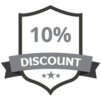 10% Discount Grey