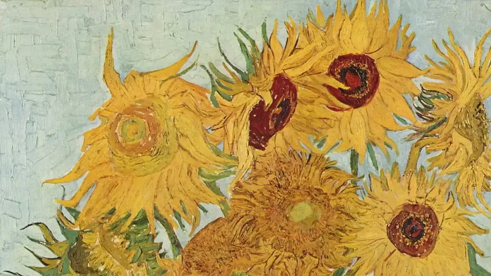 Fragmento da Obra "Os girassóis" (1889) - Vincent Van Gogh
