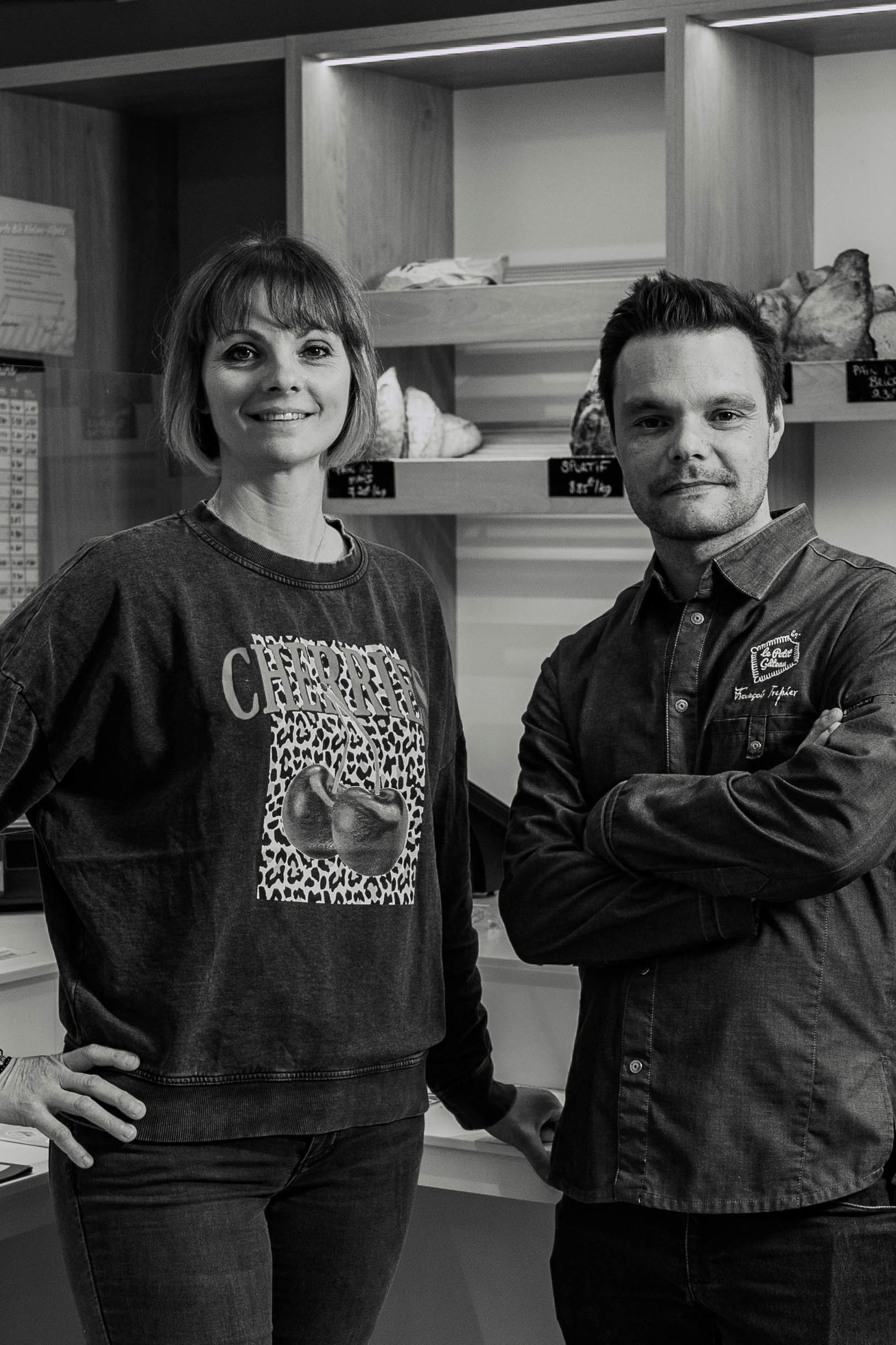Aurélie et François gérants de la boulangerie Le Petit Gâteau à aix-les-bains en Savoie