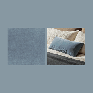 From denim to bay, soft blues distill calm and character — subtle enough to mix with just about anything, yet bold enough to stand on their own.