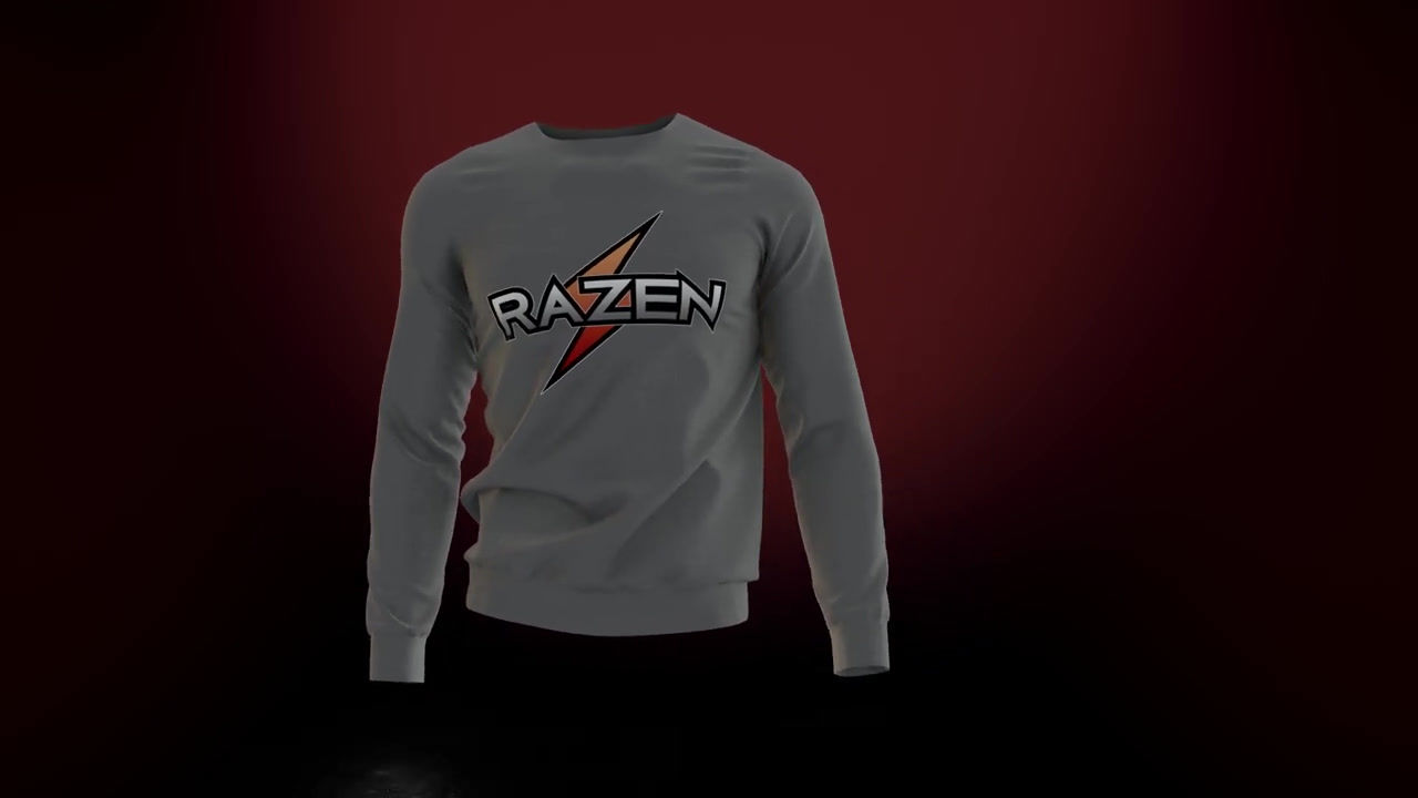 RaZeN Logo White Sweater