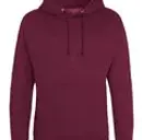 Personalisierter Hoodie in Burgundy Smoke