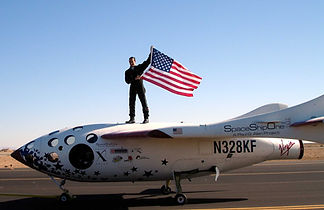 First flight of SpaceShipOne