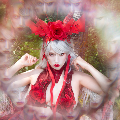 Red Head dress Prism image