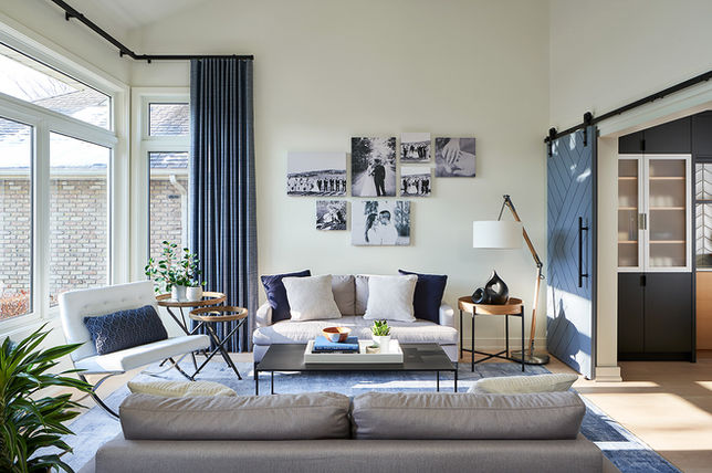 sustainable modern living room