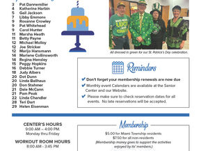 Senior Center Newsletter April. 2026