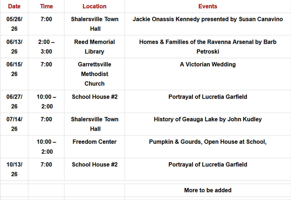 2026 Freedom Historical Events
