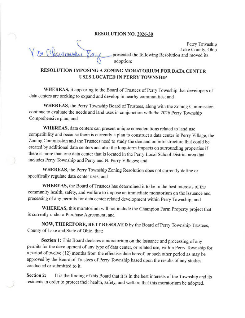 Resolution No. 2026-30