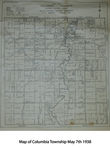 Historical map of Columbia Township dated May 7th 1938.