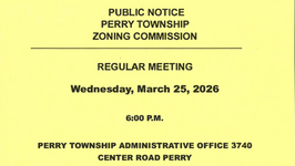 Perry Township Zoning Commission Regular Meeting - Mar. 25