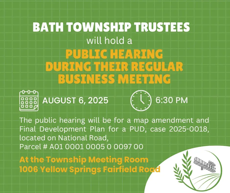 Trustees Public Hearing August 6th   