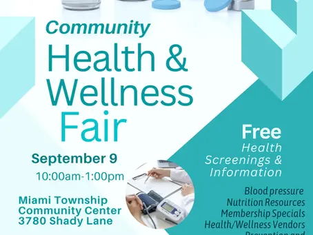 Heath & Wellness Fair September 9