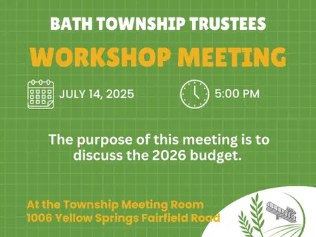 Trustee Workshop Meeting July 14th
