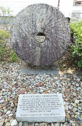 Butler Mill grindstone; Jackson TWP history