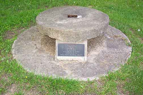 Mill Stone from the Harrison Mill on Indian Creek