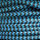 Thumbnail: Teal / Black Zig-zag, soft, marine grade 6.5mm halter rope.