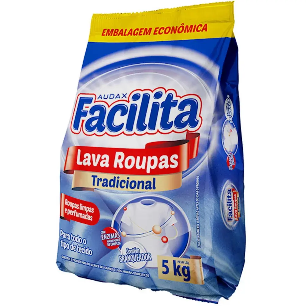 Sabão em Pó Audax Facilita Lava Roupas 5Kg