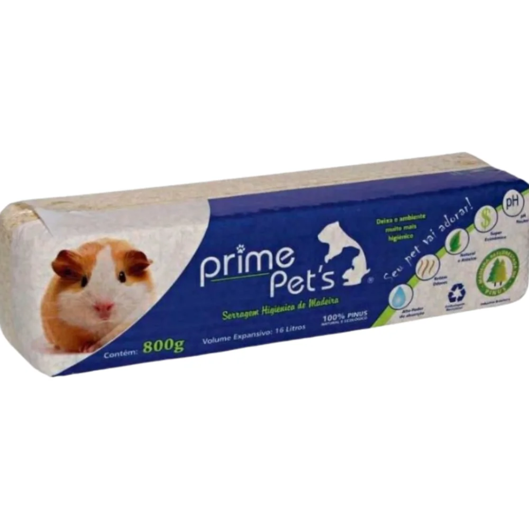 Serragem Higienica Prime Pet's 800g