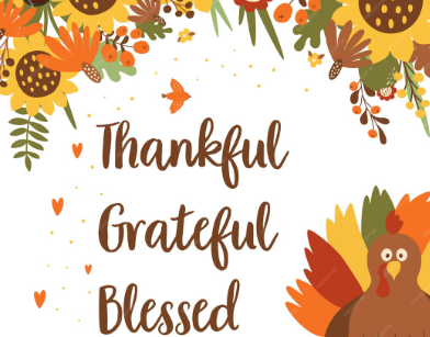 Happy Thanksgiving to all of our studio friends and families! We are grateful for you!