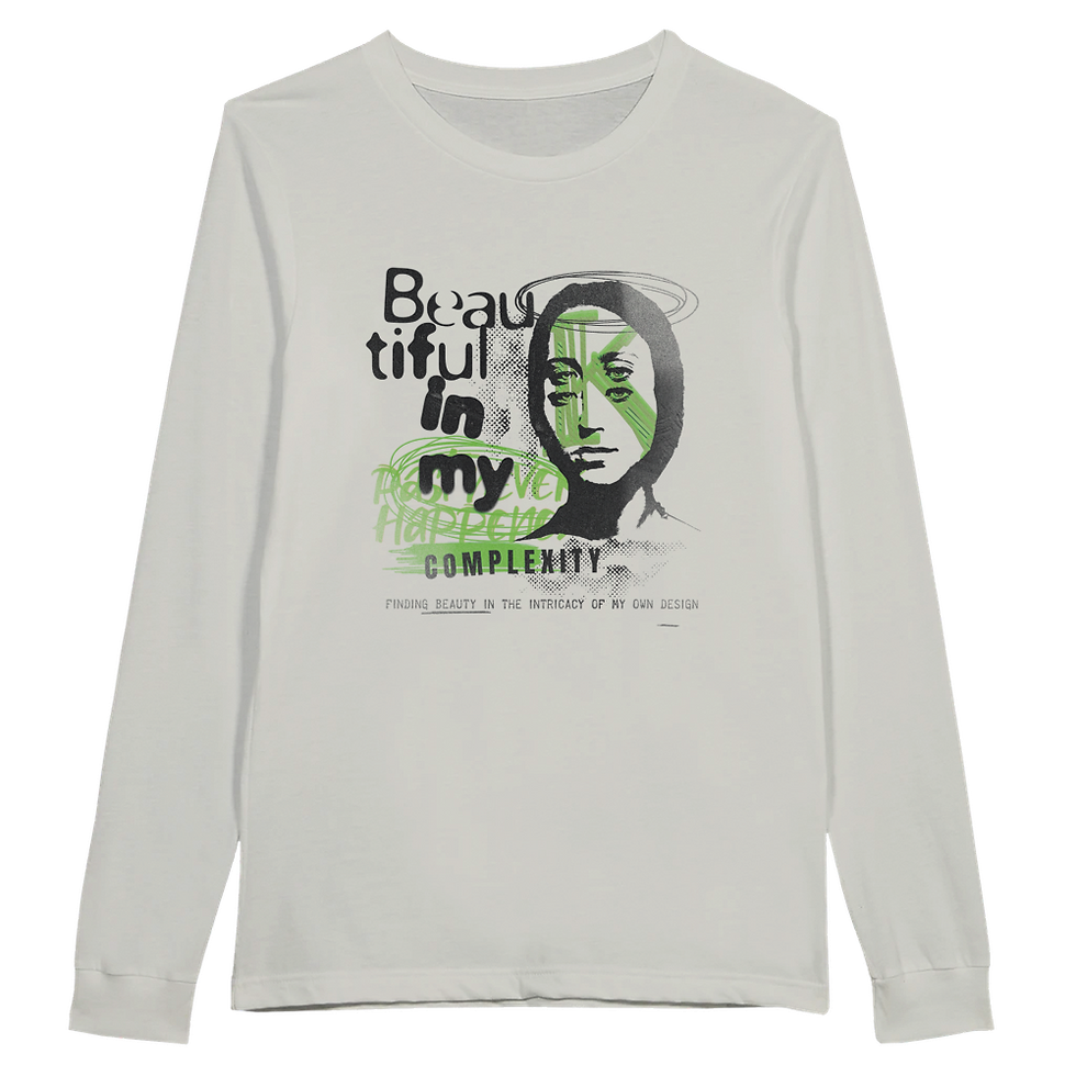 Thumbnail: Beautiful In My Complexity Premium Long sleeve T-shirt | Visible Soul Collection
