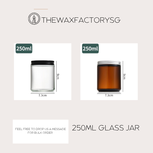 Air Tight Seal Screw On Lid Glass Jar